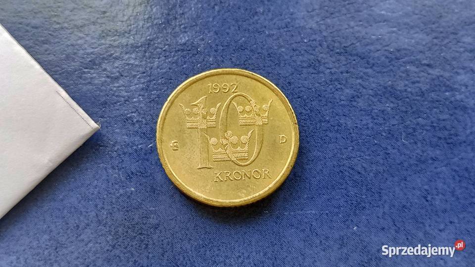 Stare monety 10 kronor 1992 Szwecja podkarpackie Lesko