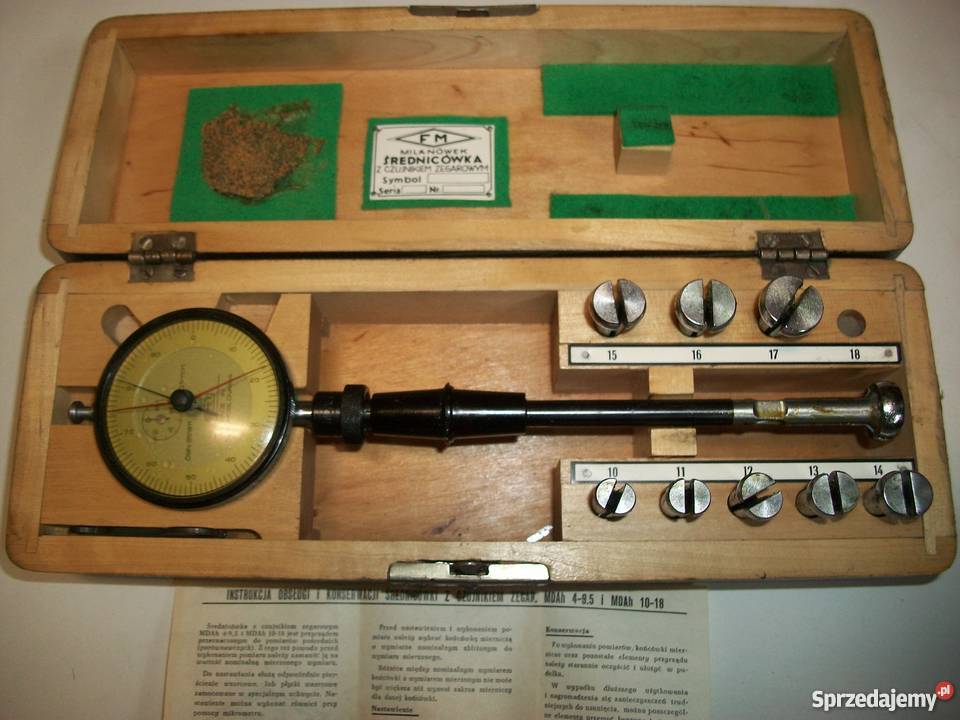 Średnicówka zegarowa 1018 mm Olkusz