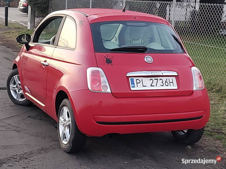 FIAT 500 09 BENZYNA 500 wielkopolskie Leszno
