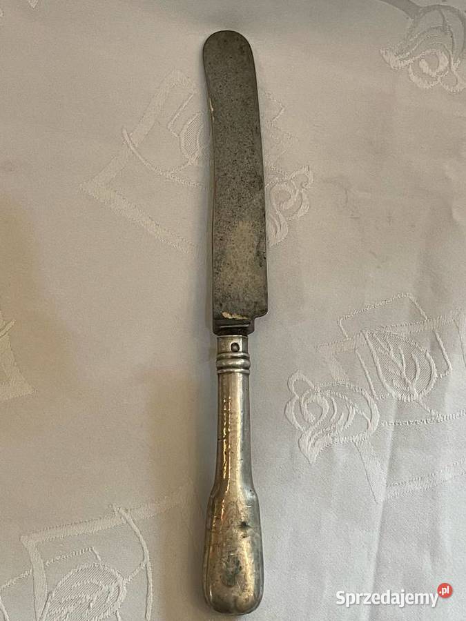 Posrebrzany nóż z Gwiazdą Dawida Kraków