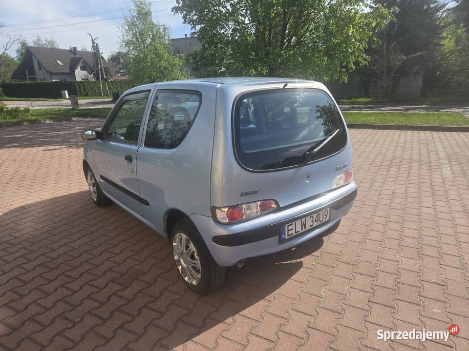 Fiat Seicento 11 benzyna 2001 długie opłaty nieuszkodzony Łódź