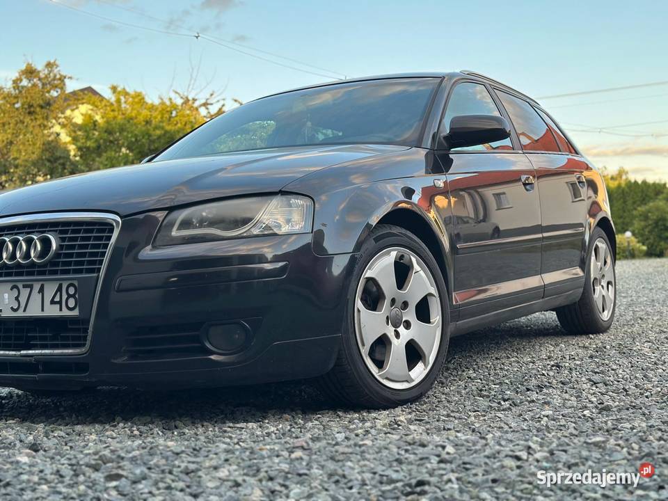Audi A3 20 TDI Android NAVI Ładna Czarna 140KM Wieluń sprzedam