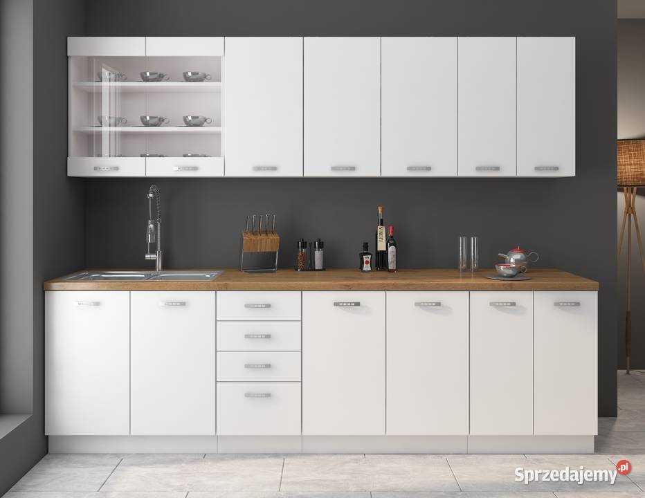 ZestawMeble szafki kuchenneKuchnia Biała Eko Warszawa