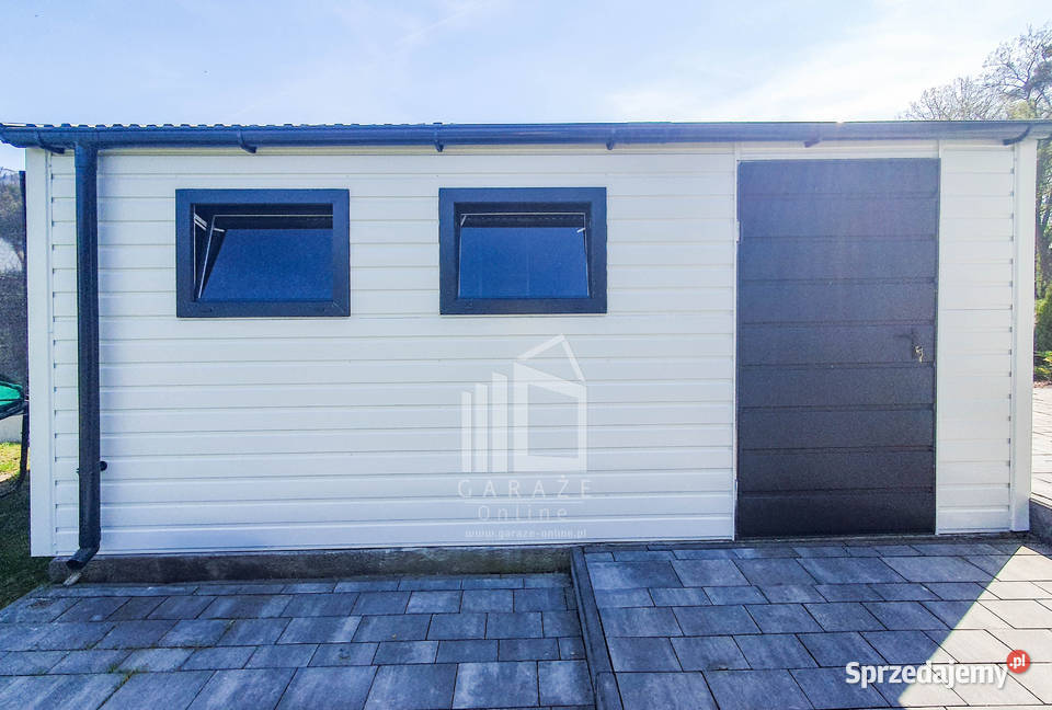 Schowek Domek Ogrodowy 4x5m Drzwi 2x Okno Rynny Gdańsk