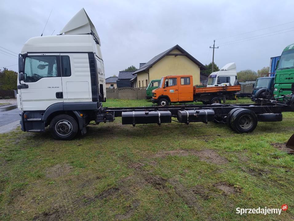 Man 12250 rama do zabudowy pomoc drogowa laweta diesel wielkopolskie Książenice