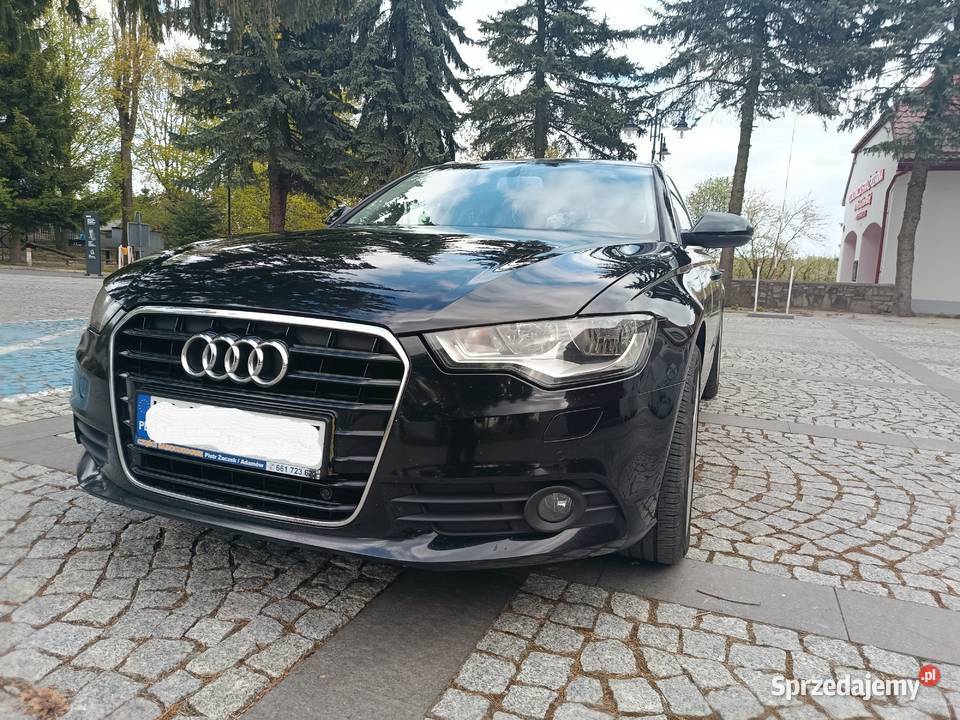 Audi A6 C7 Avant 20 TDI 177 Rok produkcji 2013 Samochody osobowe Czarna sprzedam