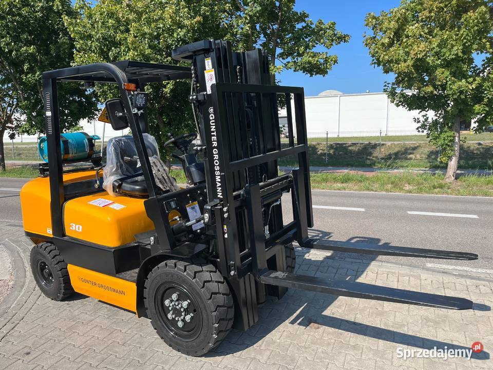 Wózek widłowy 3T LPG Gunter Grossmann gaz Poznań