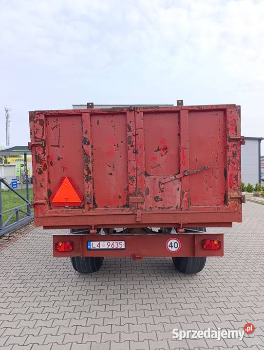 Przyczepa jednoosiowa Record 10ton La Campagne nieuszkodzony Hrubieszów