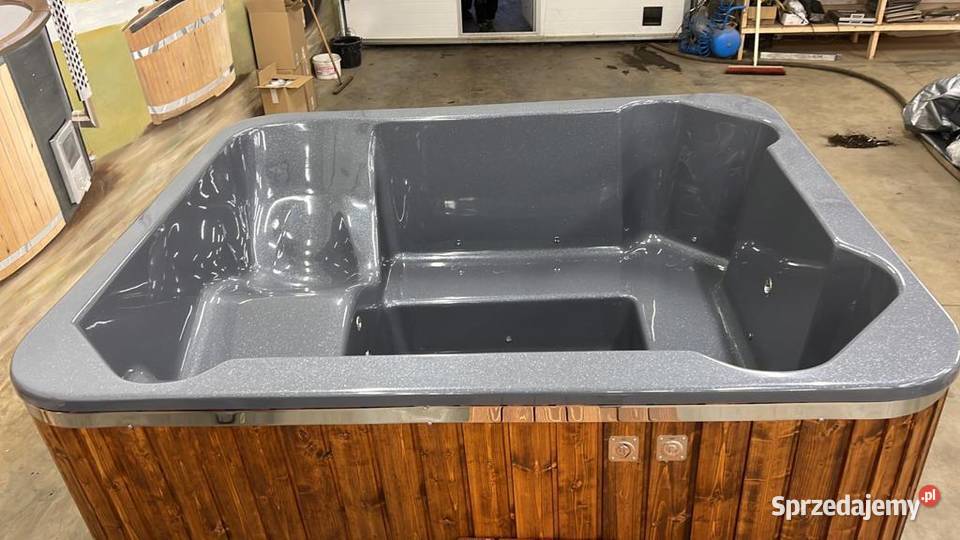 Beczka Kwadratowa Wellness XXL 6osób leżanka Ogród