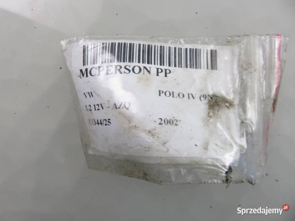 MCPERSON PRAWY PRZEDNI VW POLO IV 9N 12 12V 64 osobowe