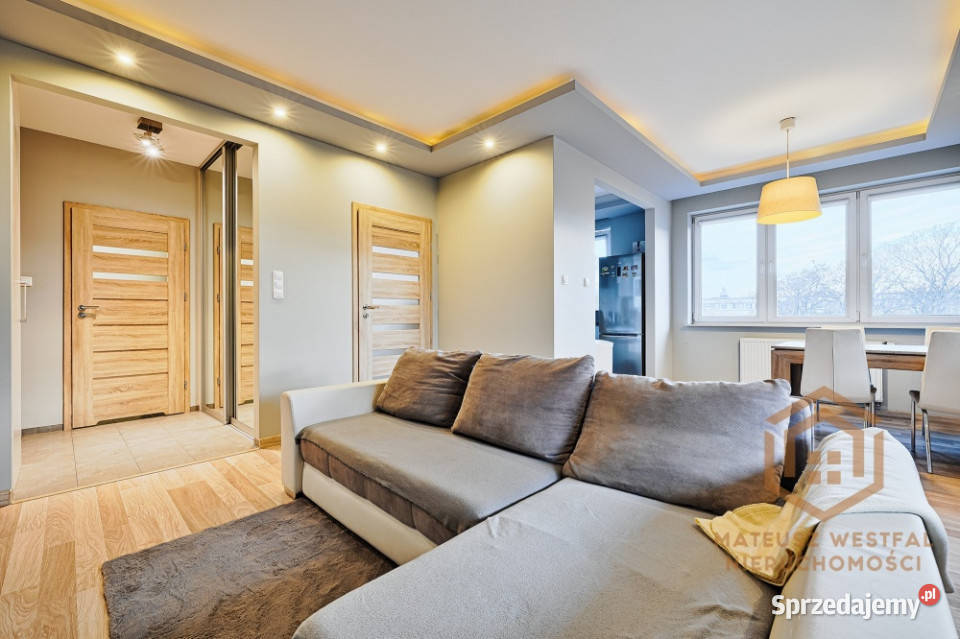 Przestronne 2 pokoje 49 m Balkon Garaż W pełni