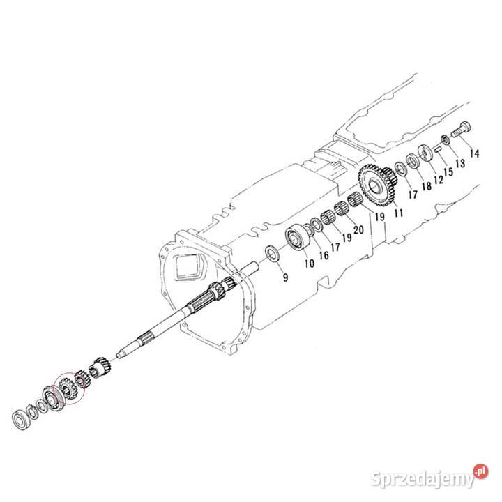 Zębatka 18T26T Kubota L02 L1802 L2002 L2202 podkarpackie sprzedam