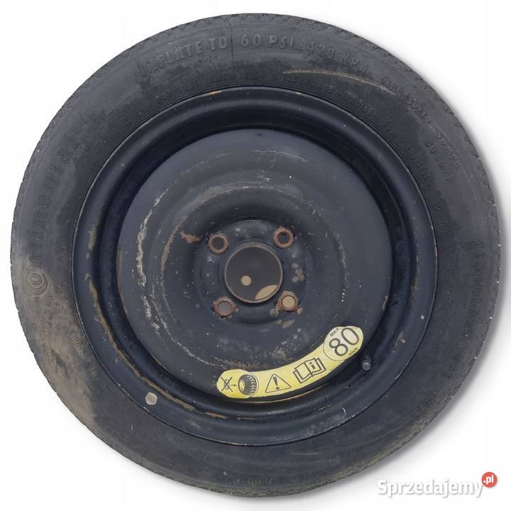 KOŁO DOJAZDOWE 12580 R15 98ABNB 2150836 4x108 Samochodowe lubelskie sprzedam