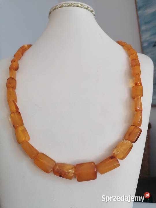Naszyjnik z bursztynu bałtyckiego