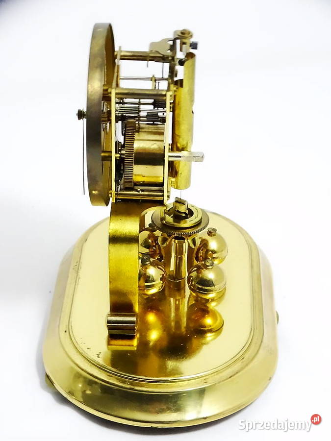 Niemiecki zegar mechaniczny rocznego torsyjny stołowy Biłgoraj