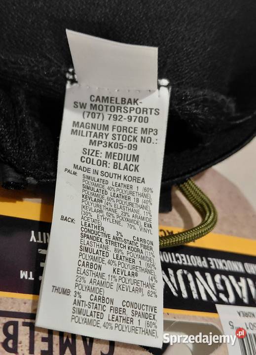 Rękawice impact gloves CAMELBAK Medium dolnośląskie Wrocław
