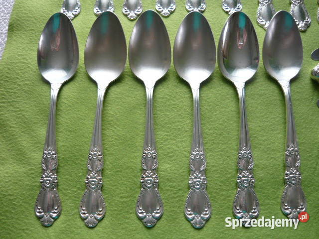 Sztućce posrebrzane kolekcjonera 1847 Rogers śląskie Myszków