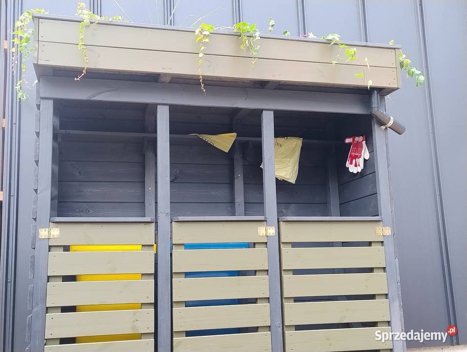 Wiata śmietnikowa osłana na kosze Kawnice