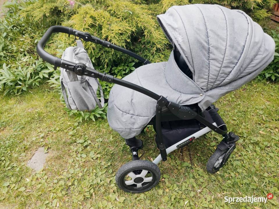 Wózek Camarelo Sevilla 4w1 BAZA ISOFIX Możliwość zamontowania fotelika Wielofunkcyjne Mszczonów sprzedam