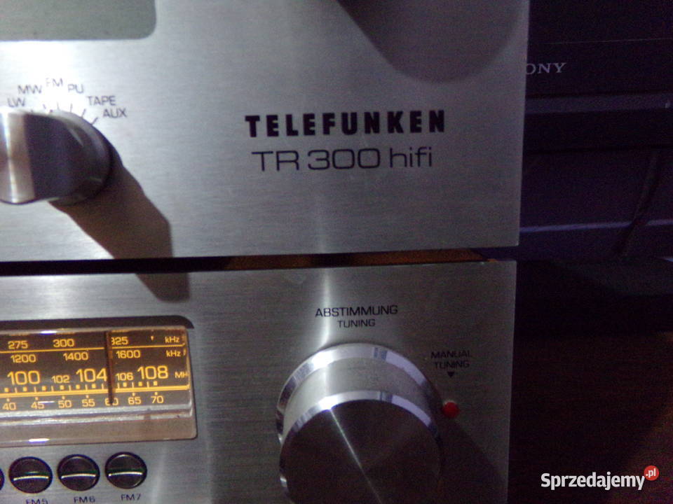 Telefunken TR300 z głośnikami Grundik HIFI BOX Zakrzewo