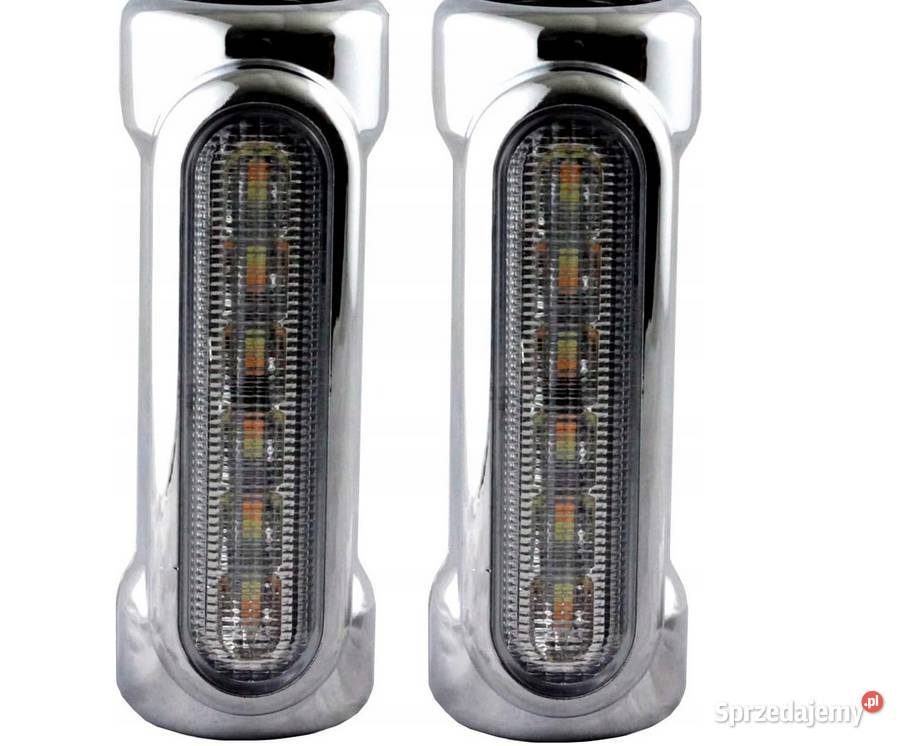 KIERUNKOWSKAZY CHROMOWANE NA GMOL CHOPPER