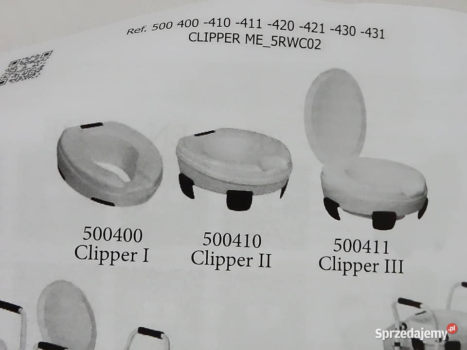 Nasadka podwyższająca sedes Clliper II 500410 lubelskie Biłgoraj