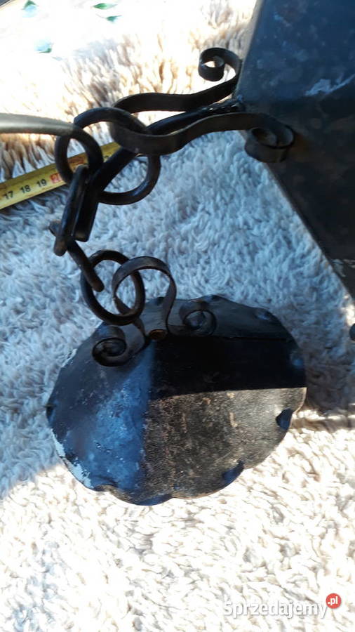 Pięknaduża lampa z PRLuMetalszkło inny kolor Gorzów Wielkopolski