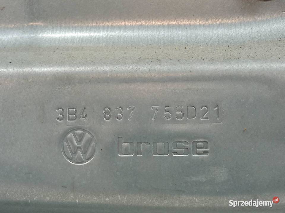 MECHANIZM SZYBY LEWY PRZÓD VW Volkswagen Passat osobowe