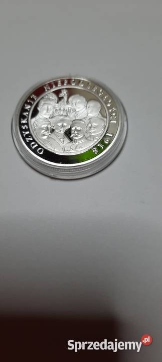 Srebrny medal Odzyskanie niepodległości 1918 k16 sprzedam