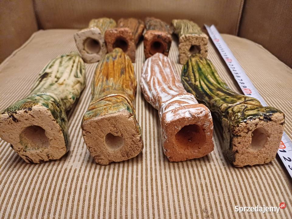Maryjka gliniana figurka polewana Matki Bożej Warszawa
