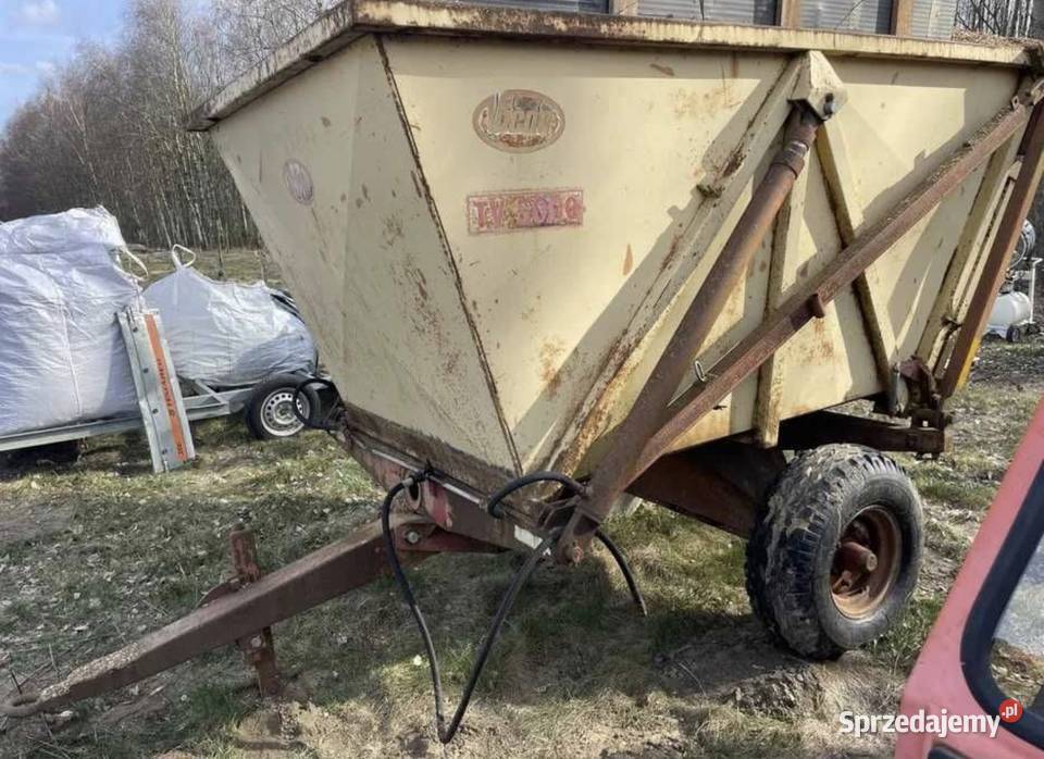 Przyczepa Wywrotka Rolnicza Wysoki wywrot Podskarbice Szlacheckie