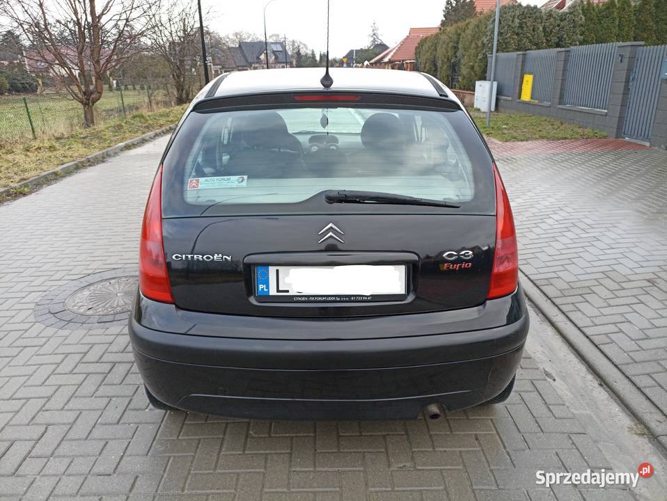 Citroen C3 FURIO 14 benzyna 2005 Klimatyzacja Zarejestrowany w Polsce Świdnik