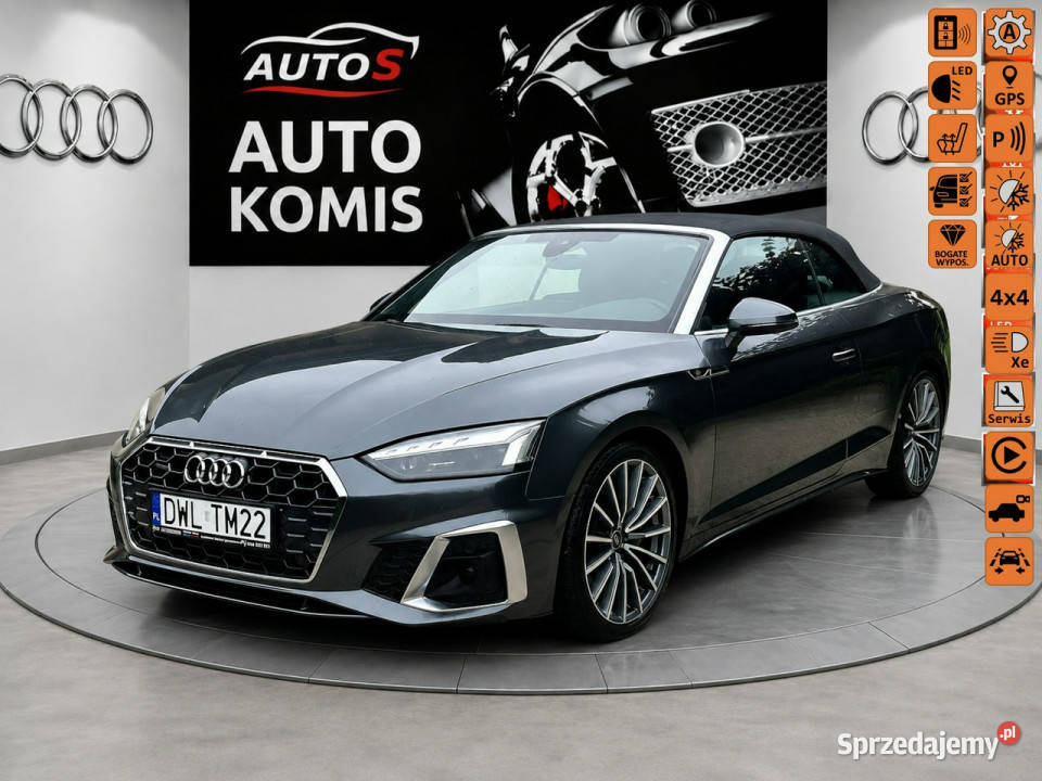 Audi A5 Cabrio Audi A5 Cabrio S line Quattro 20 lakier metallic