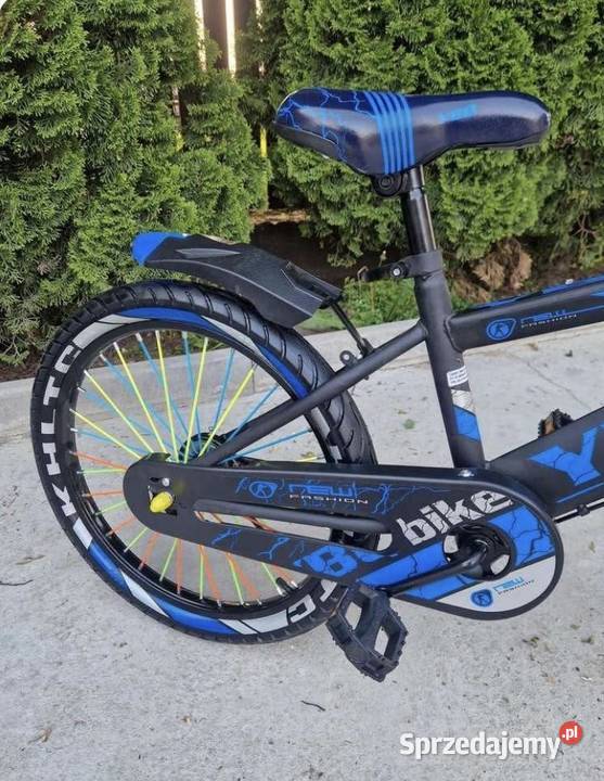 449 Rower 20 BMX niebieski i zielony śląskie sprzedam