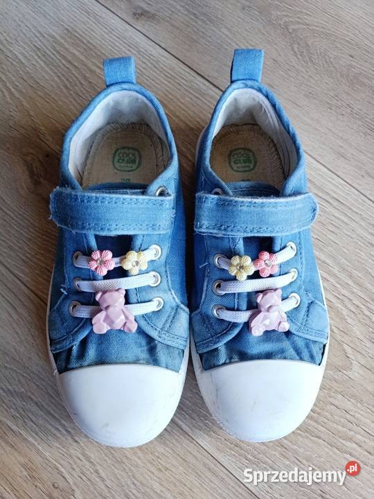 Trampki dziewczęce denim 29 mazowieckie