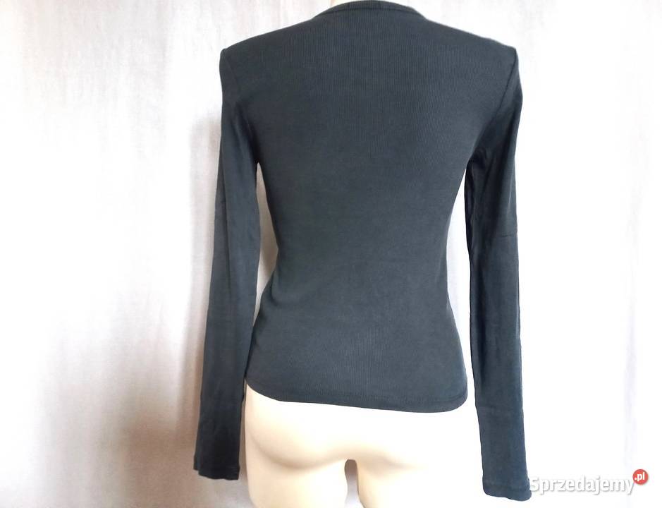 koszulka Długi Rękaw granatowy Longsleeve r 3638