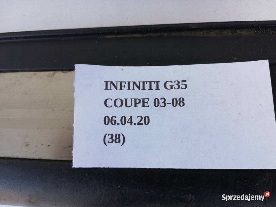 NAKŁADKI PROGOWE INFINITI G35 COUPE wielkopolskie Nowy Tomyśl sprzedam