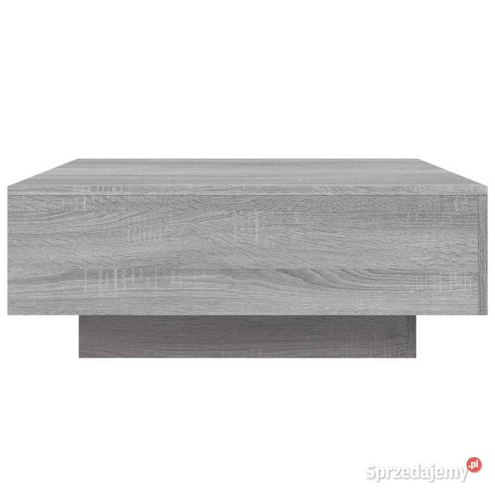 Stolik kawowy z LED szary dąb sonoma 80x80x31 Warszawa sprzedam