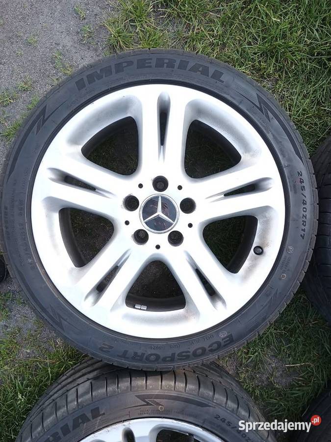 Felgi Mercedes 17 5x112 opony letnie Gorzów Wielkopolski