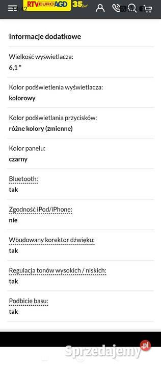Radio samochodowe Serokomla sprzedam