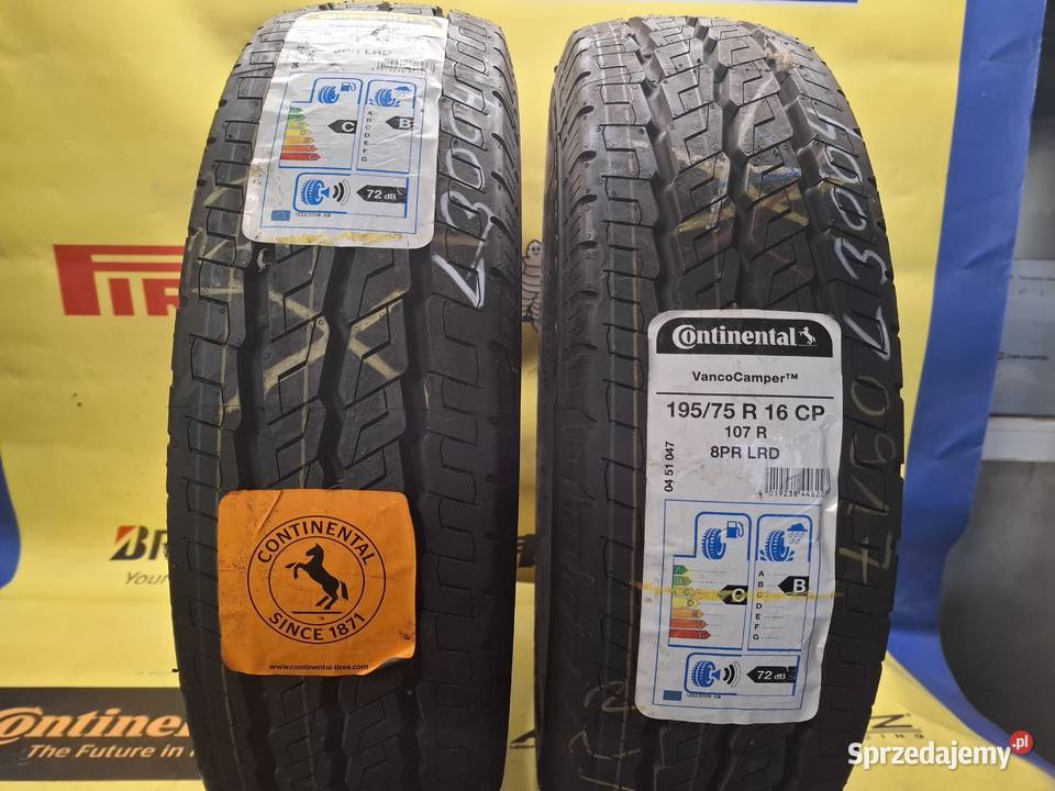 19575 16 CP 8PR LD NOWE Continental 0917 75 Obrzycko