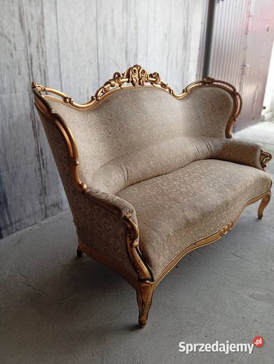 antyczna stylowa sofa kanapa w stylu Byczyna