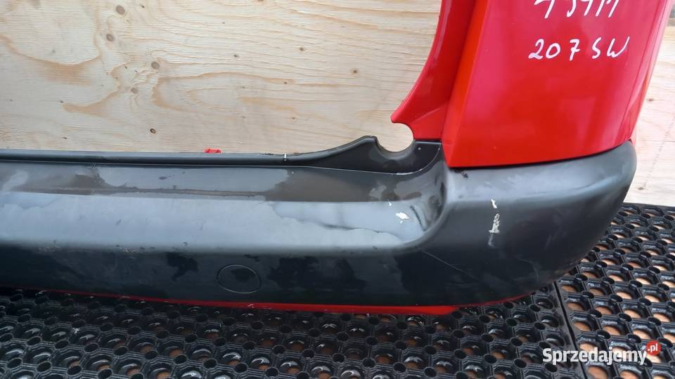 PEUGEOT 207 SW KOMBI ZDERZAK TYŁ KKNB osobowe Zbierkowo