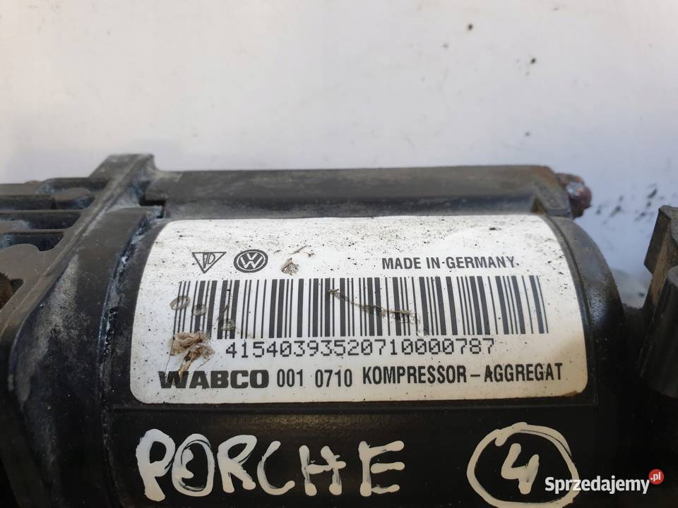 Porsche Cayenne KOMPRESOR ZAWIESZENIA Pompa osobowe Rudka