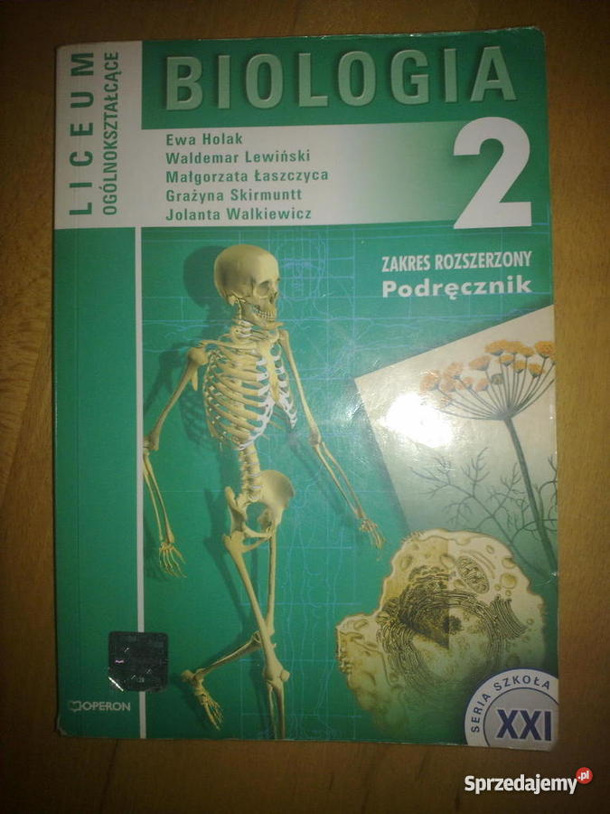 Biologia Na Czasie 2 Zakres Rozszerzony Biologia 2 Zakres rozszerzony Liceum Ogólnokształcące OPERON Waldemar