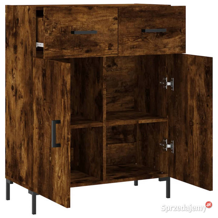 Szafka przydymiony dąb 695x34x90 materiał