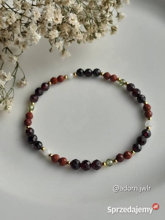 Kamienie naturalne Granat Jaspis Czerwony Bytów