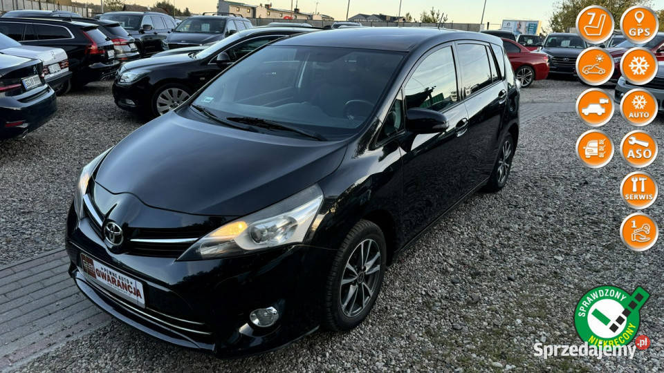 Toyota Verso 2.0d4d 7 osób.panorama dach Navi kamera zamiana 1.rok gwaranc…