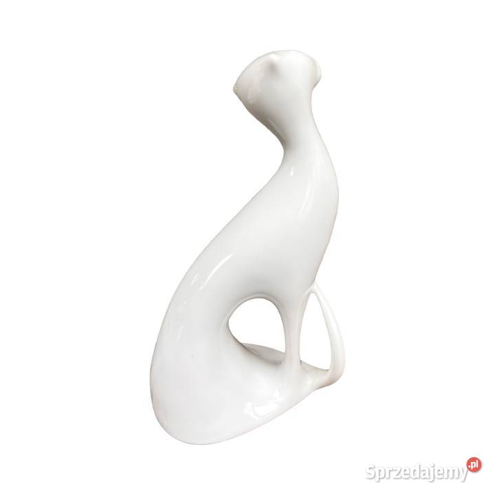 Kot siedzący Royal Dux proj Jaroslav Jeek Warszawa