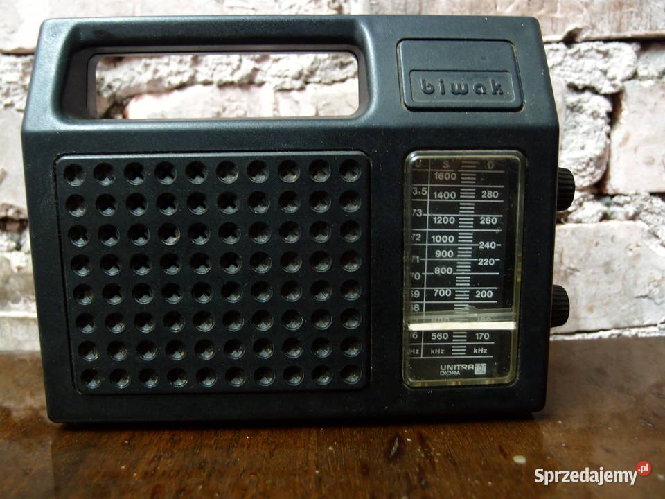 Radio Biwak PMP 402 Unitra Diora sprawne PRL